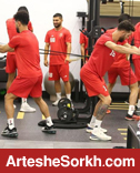 پرسپولیسی ها بدنسازی کردند